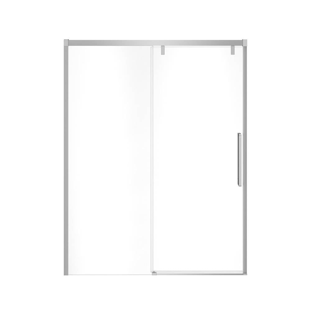 Uptown 56-59 x 76 in. 8 mm Sliding Shower Door for Alcove Installation with Clear glass in Chrome