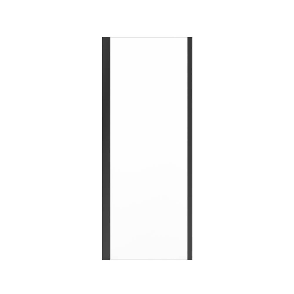 Uptown Return Panel for 36 in. Base with Clear glass in Matte Black