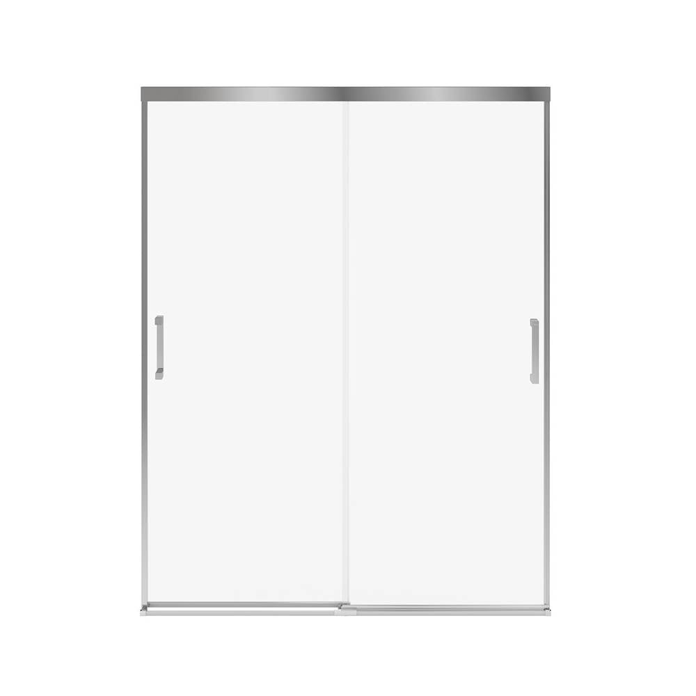 Incognito 76 56-59 x 76 in. 8mm Bypass Shower Door for Alcove Installation with Clear glass in Chrome