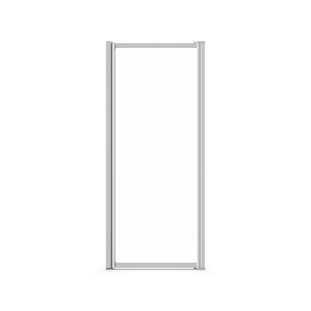 Pivolok 27-28.75 x 64.5 in. Pivot Shower Door for Alcove Installation with Clear glass in Chrome