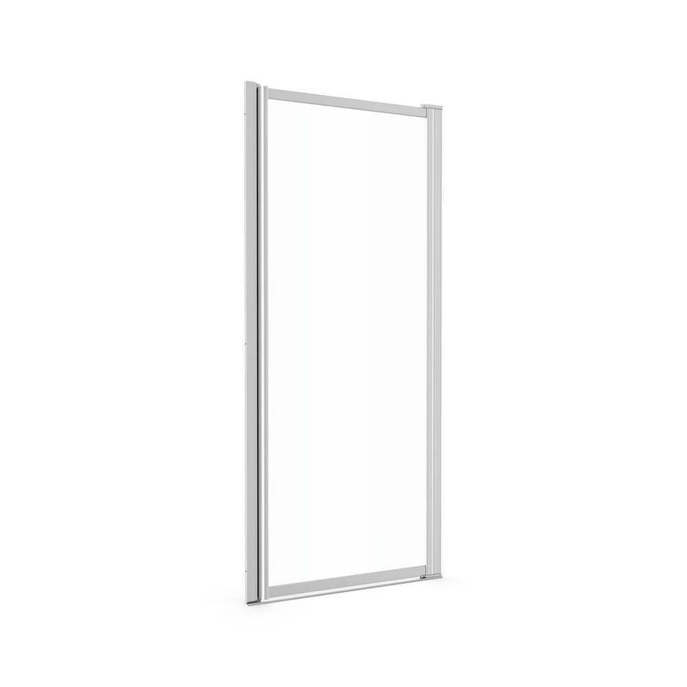 Pivolok 27-28.75 x 64.5 in. Pivot Shower Door for Alcove Installation with Clear glass in Chrome