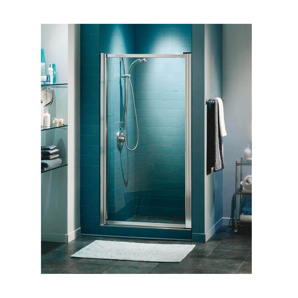 Maax - Pivolok 33-34.75 x 64.5 in. Pivot Shower Door for Alcove Installation with Clear glass in Chrome