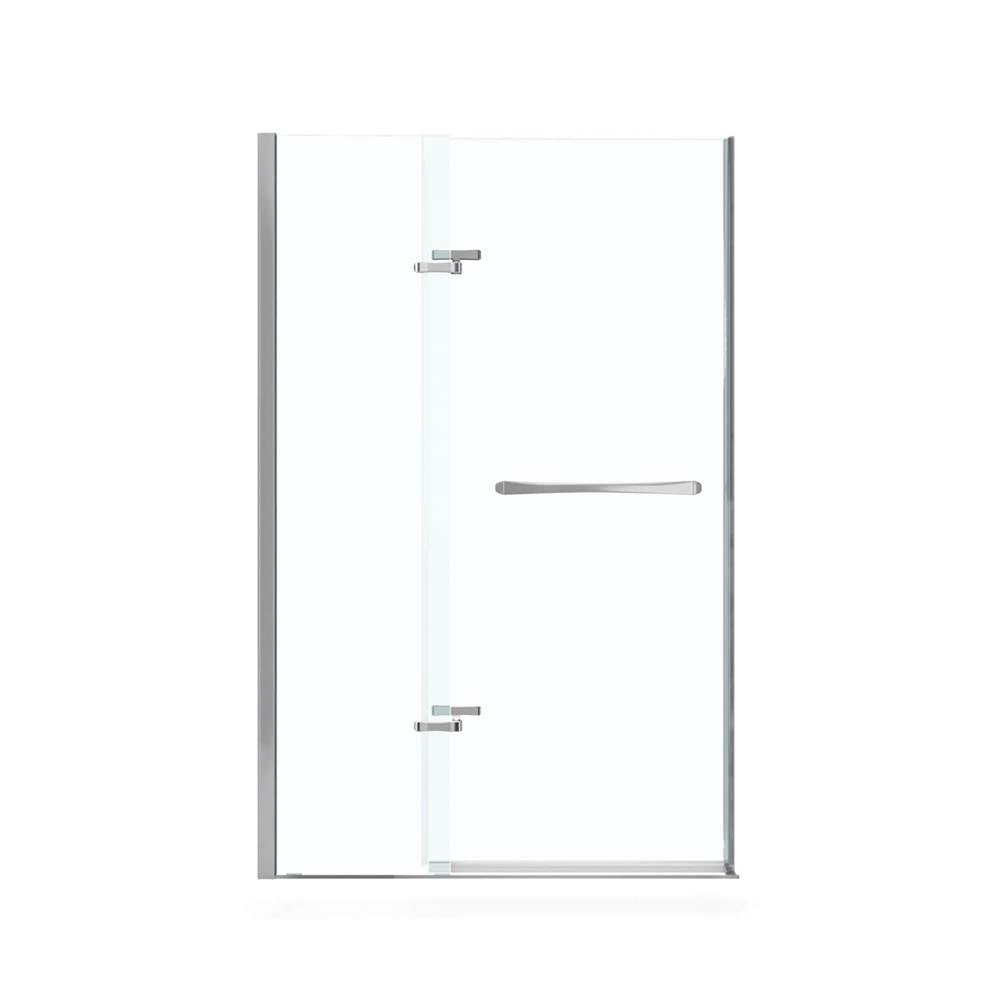 Reveal 71 38-41 x 71.5 in. 8mm Pivot Shower Door for Alcove Installation with Clear glass in Chrome