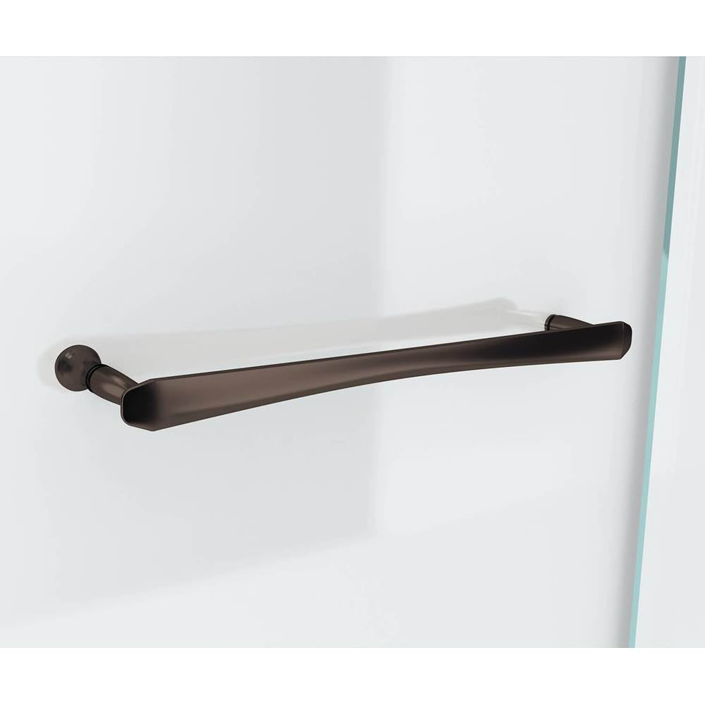 Reveal 71 38-41 x 71.5 in. 8mm Pivot Shower Door for Alcove Installation with Clear glass in Dark Bronze