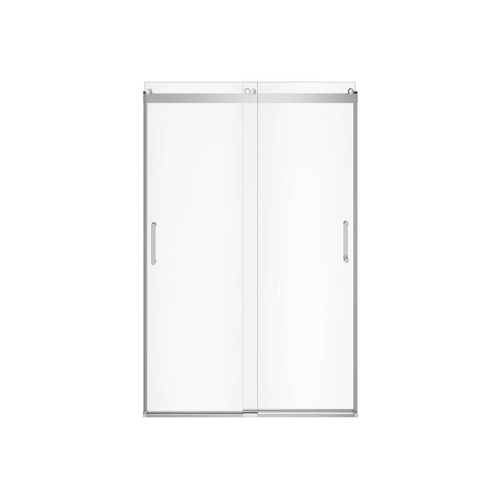 Revelation Round 44-47 in. x 70.5-73 in. 6 mm Bypass Shower Door for Alcove Installation with Clear glass in Chrome