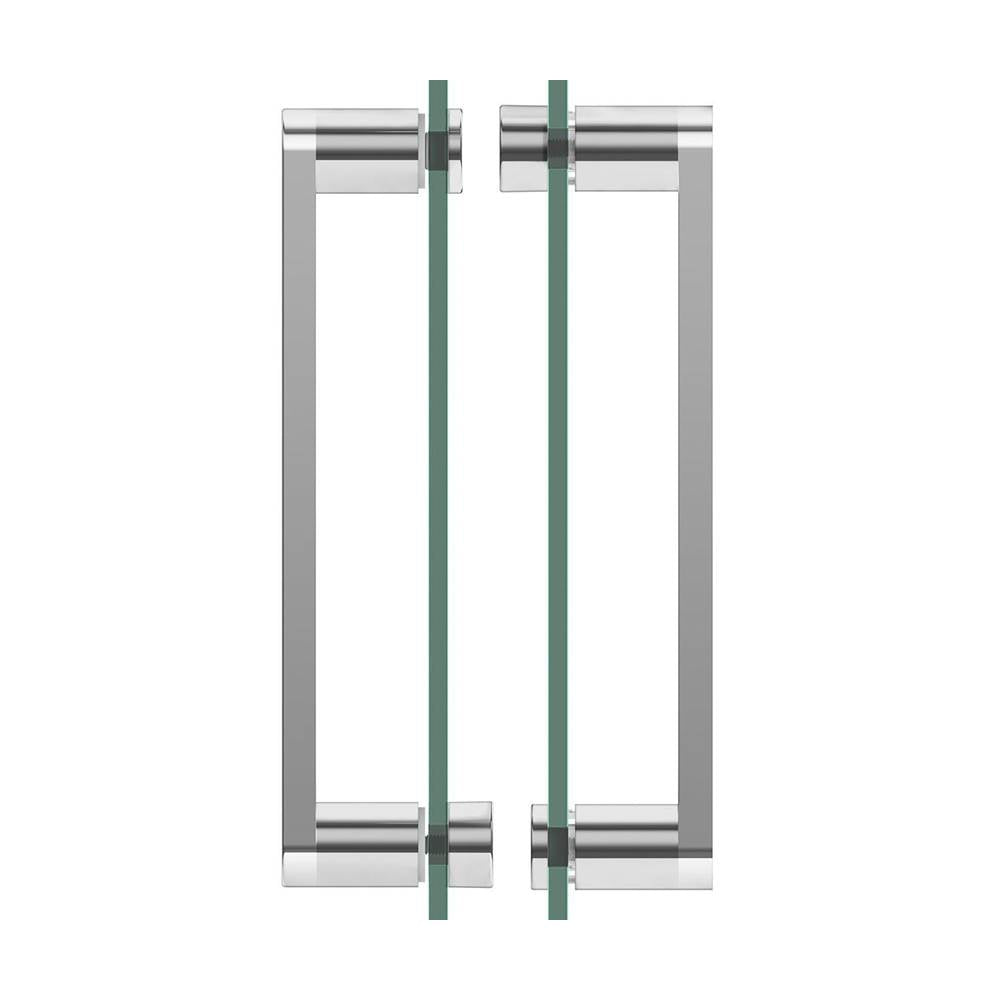 Revelation Round 56-59 x 56.75-59.25 in. 8mm Bypass Tub Door for Alcove Installation with Clear glass in Brushed Nickel