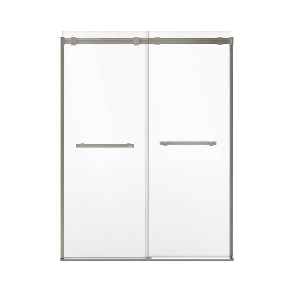 Duel Alto 56-59 X 78 in. 8mm Bypass Shower Door for Alcove Installation with GlassShield glass in Brushed Nickel