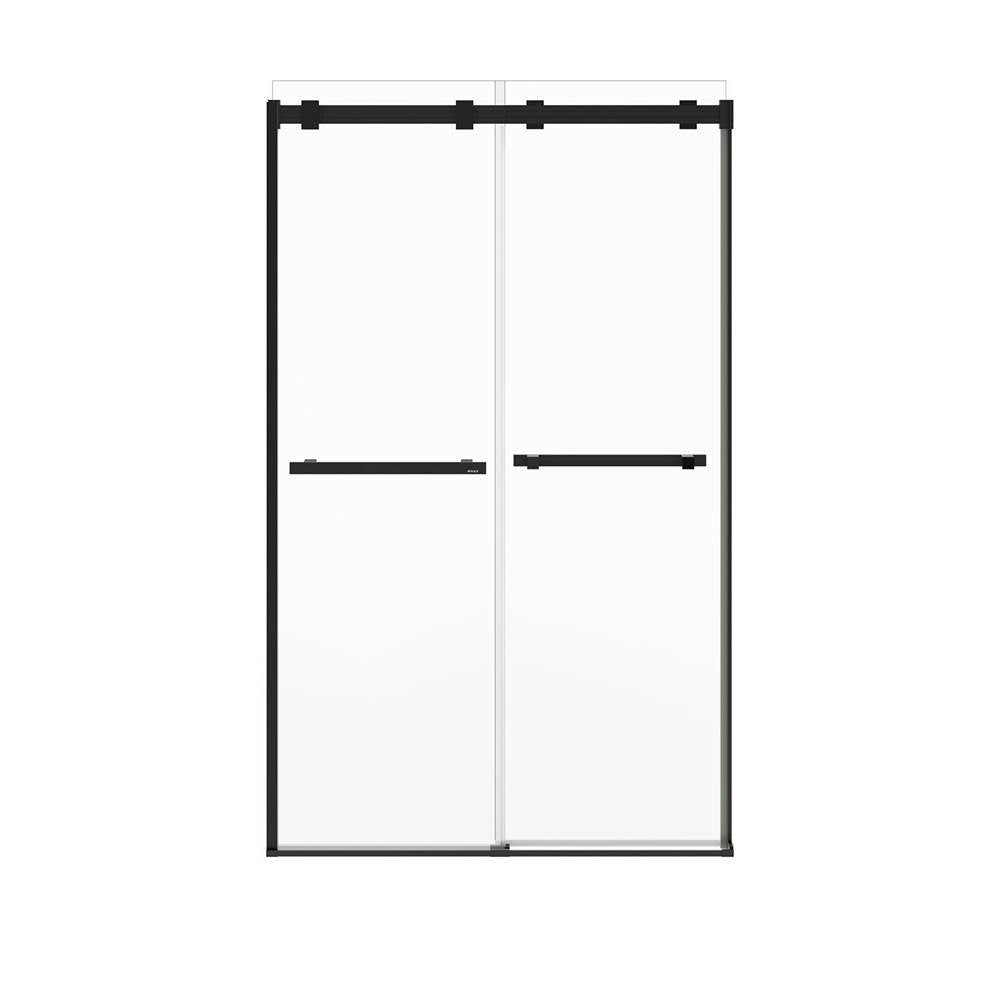 Duel Alto 44-47 X 78 in. 8mm Bypass Shower Door for Alcove Installation with GlassShield glass in Matte Black