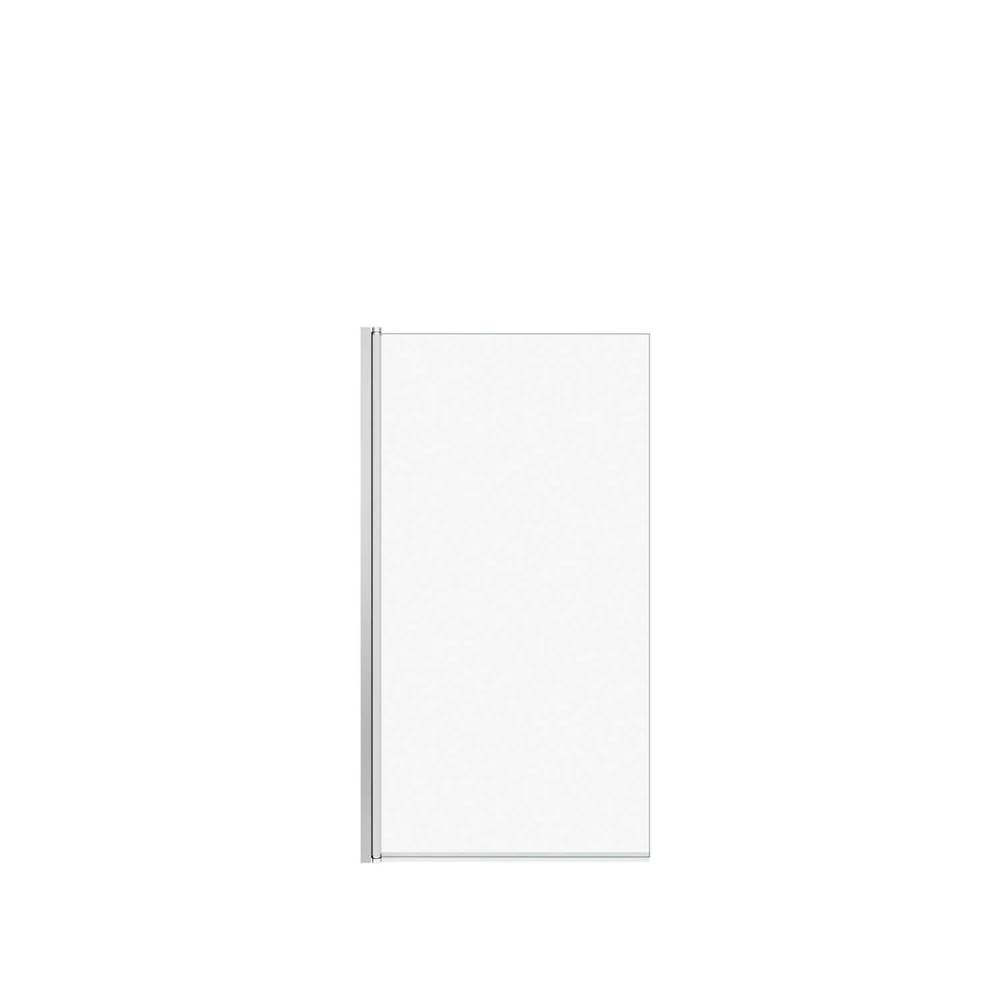 Edge 30 x 55.5 in. 6 mm Tub Screen for Alcove Installation with Clear glass in Chrome
