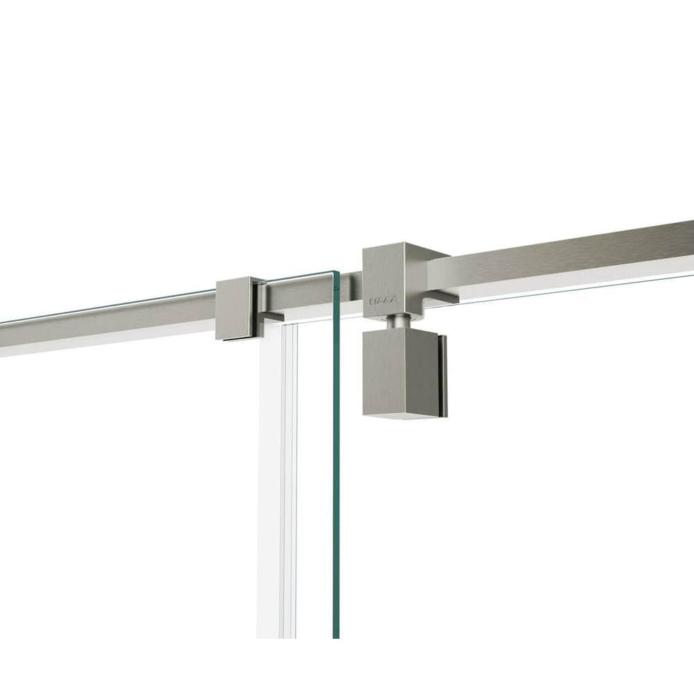 ModulR 48 x 78 in. 8 mm Pivot Shower Door for Alcove Installation with Clear glass in Brushed Nickel