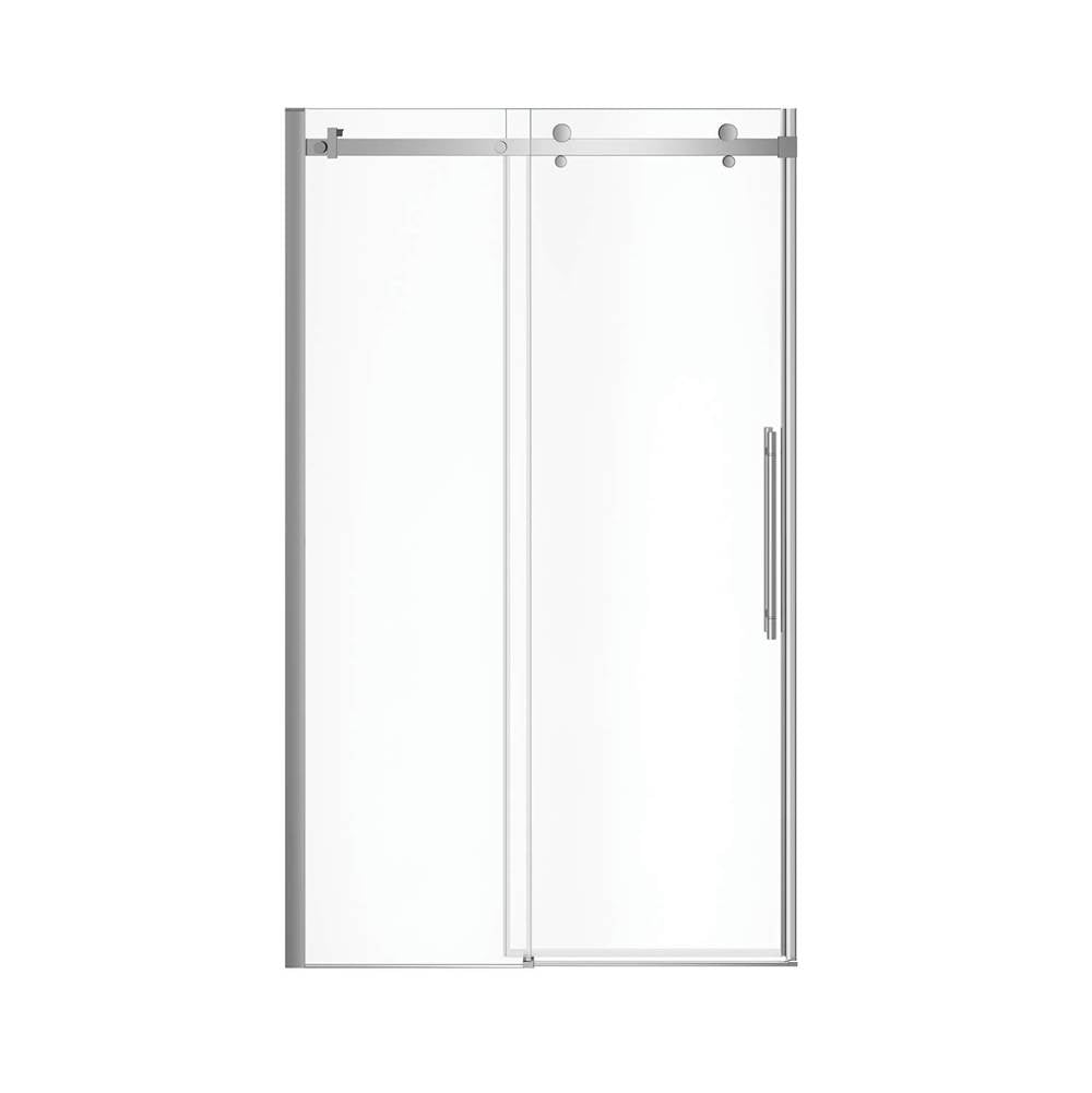 Vela 44.5-47 x 78.75 in. 8mm Sliding Shower Door for Alcove Installation with Clear glass in Chrome
