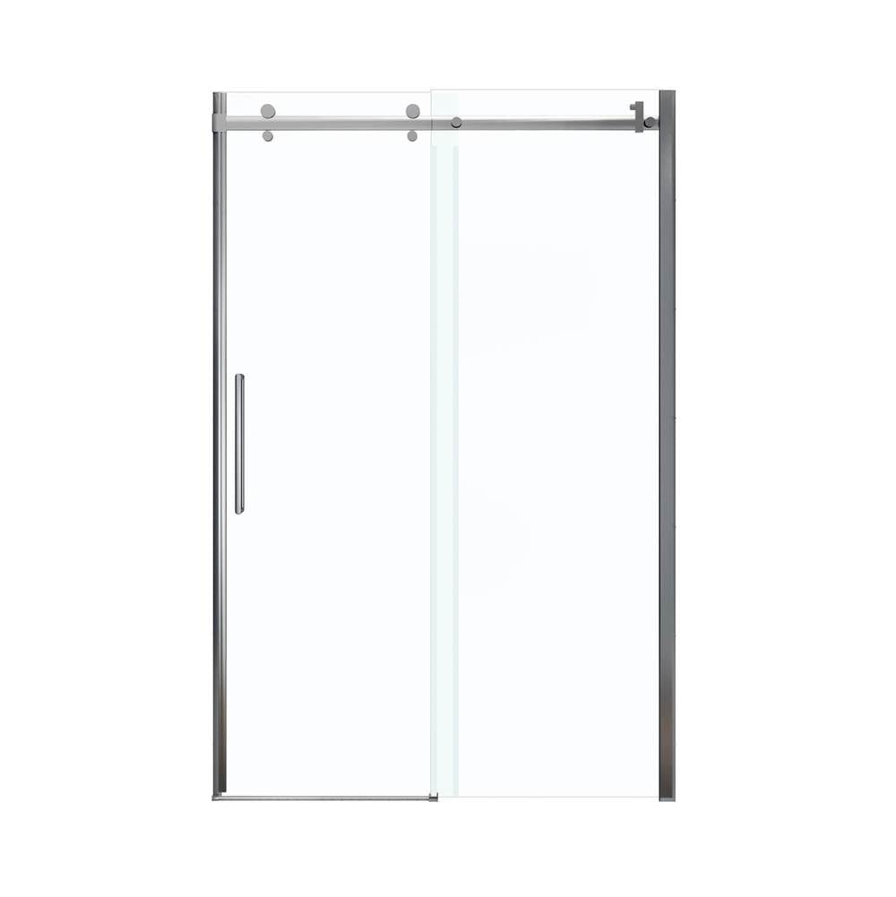 Halo 44.5-47 x 78.75 in. 8mm Sliding Shower Door for Alcove Installation with Clear glass in Chrome