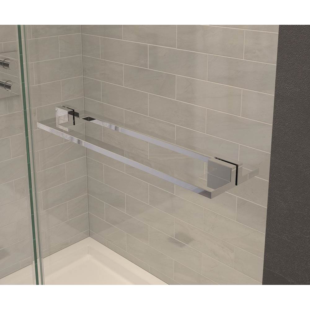 Capella 78 56-59 x 78 in. 8 mm Pivot Shower Door for Alcove Installation with GlassShield glass in Chrome