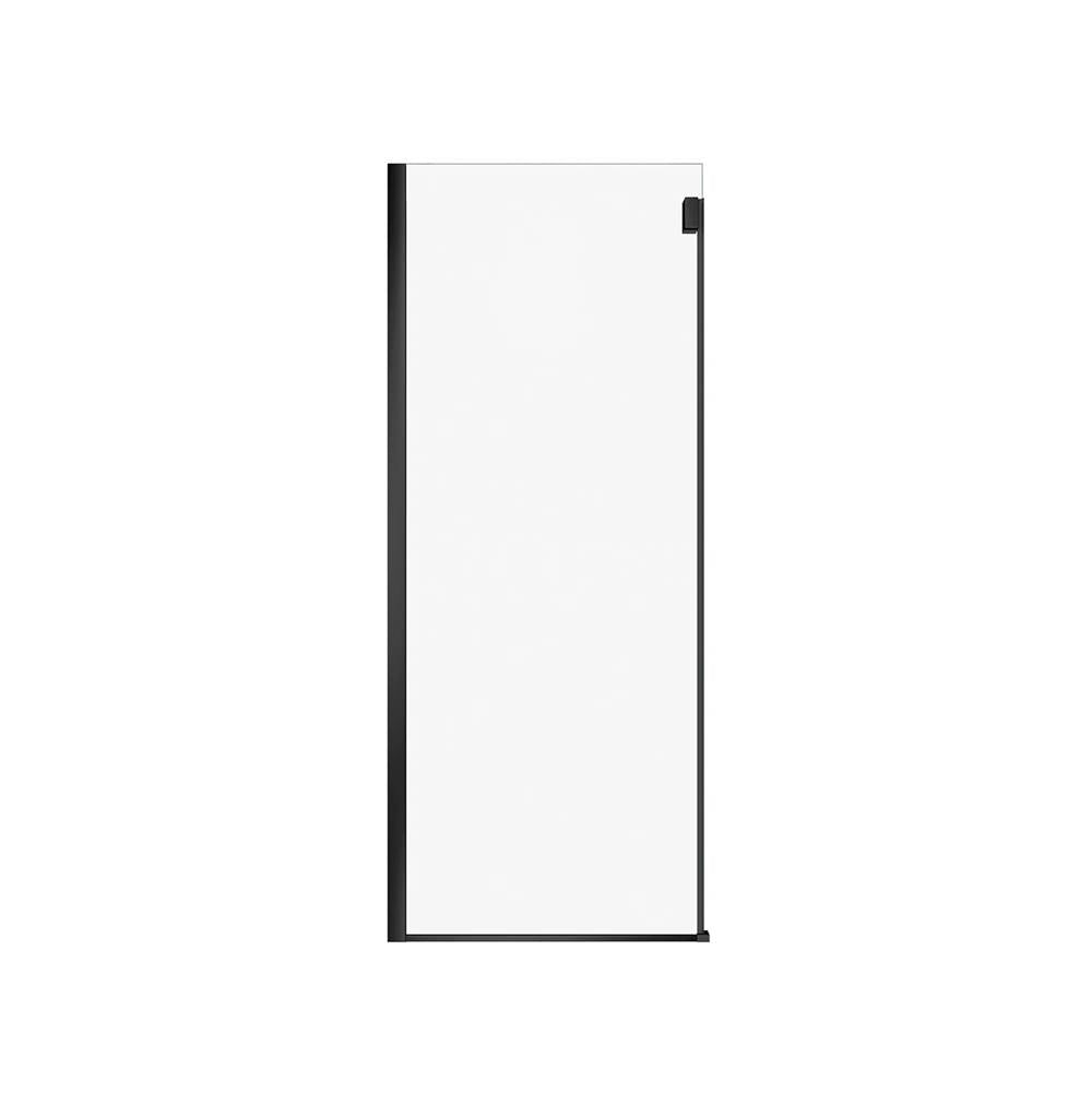 Maax - Duel Alto Return Panel for 32 in. Base with Clear glass in Mat Black