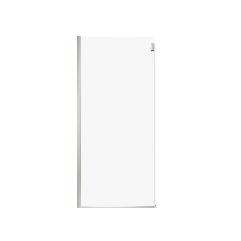 Maax - Duel Alto Return Panel for 36 in. Base with Clear glass in Brushed Nickel