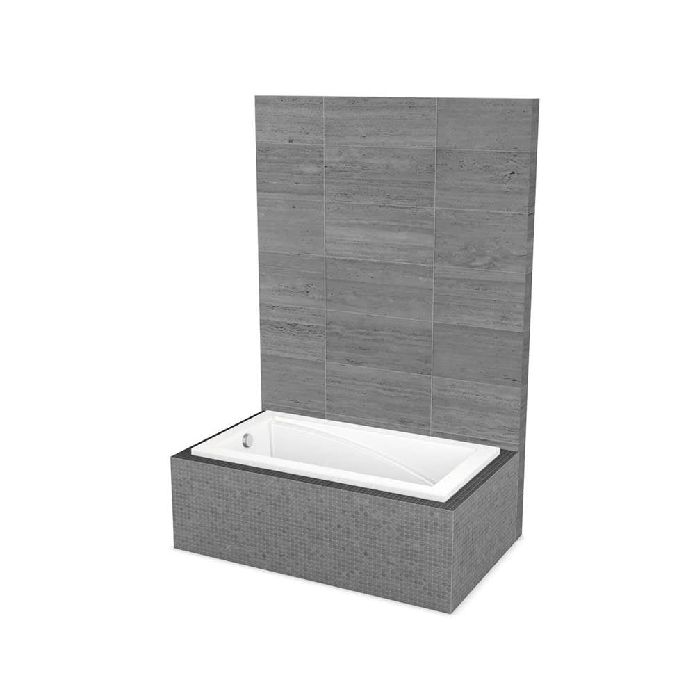 ModulR 6032 (With Armrests) Acrylic Drop-in End Drain Bathtub in White