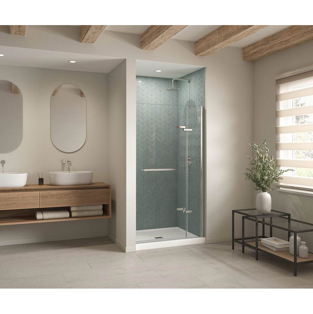 Maax - B3X 4236 Acrylic Alcove Shower Base with Anti-slip Bottom with Center Drain in White - White