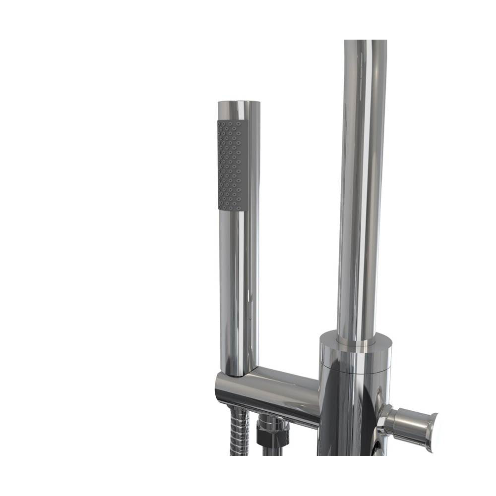 Linosa Freestanding Tub Faucet with Handshower in Chrome