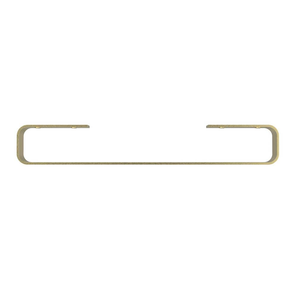 Manhattan 18 in. Single Towel Bar in Brushed Gold