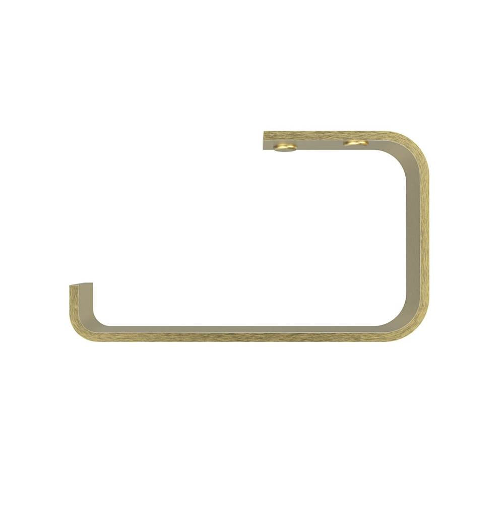 Manhattan Toilet Paper Holder in Brushed Gold
