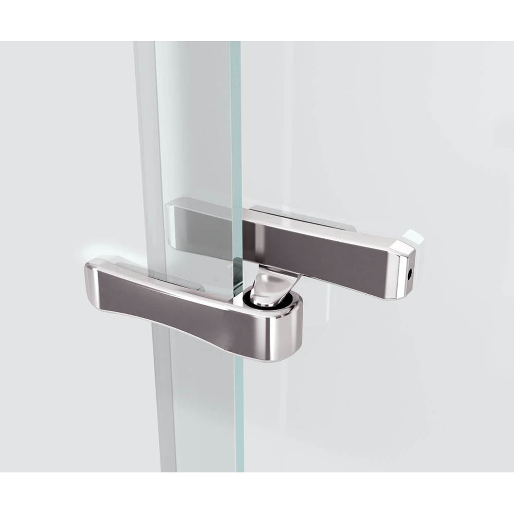 Reveal 71 32.5-35.5 x 71.5 in. 8mm Pivot Shower Door for Alcove Installation with Clear glass in Chrome