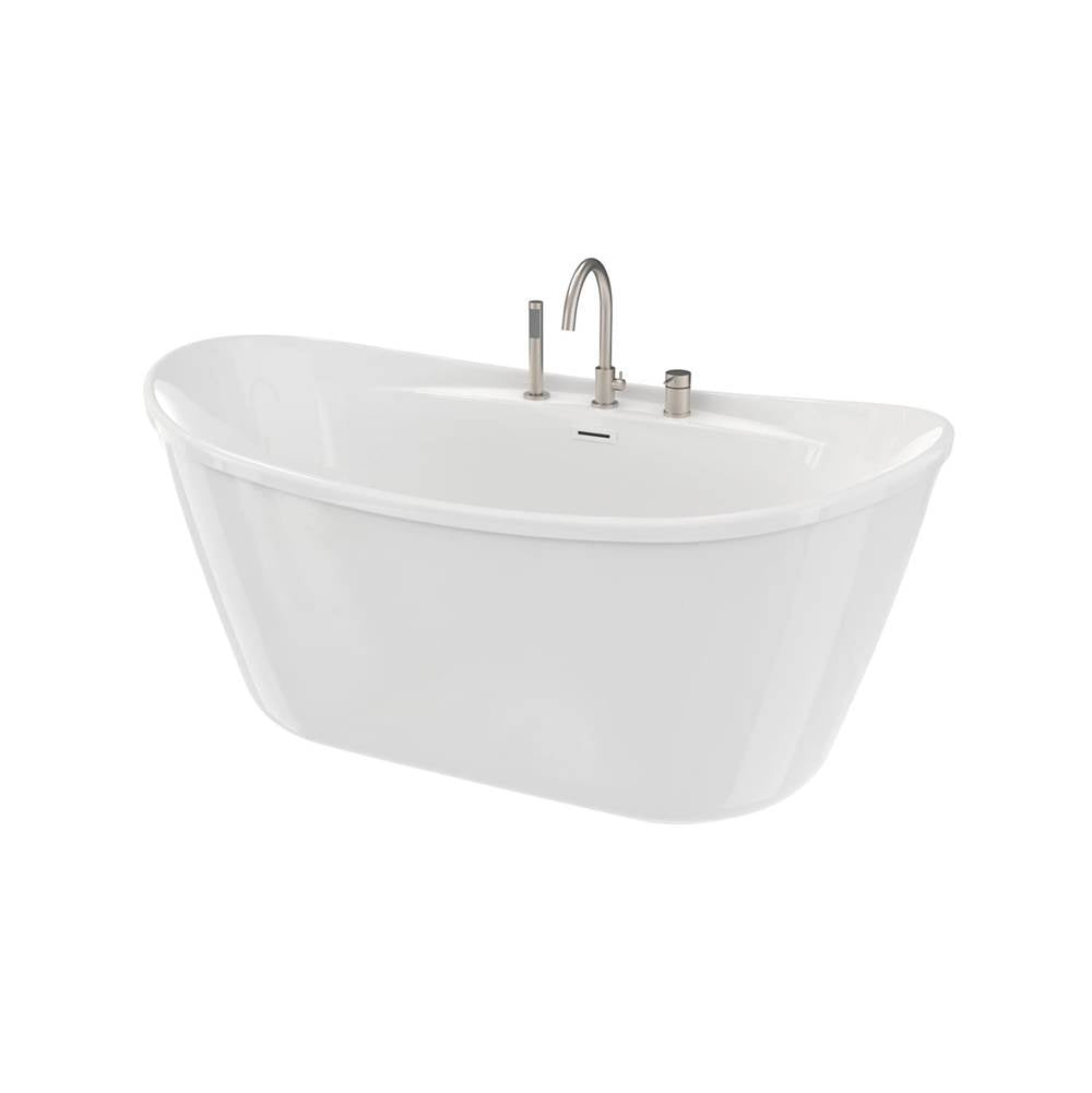 Keros Deckmounted Tub Faucet with Handshower in Brushed Nickel