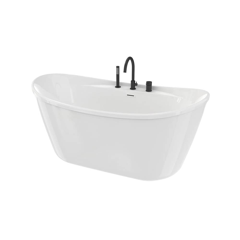Keros Deckmounted Tub Faucet with Handshower in Black