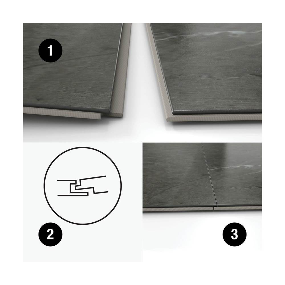 Manhattan Glue-up Wall Tiles 15.75 x 31.5 in. In Concrete Grey