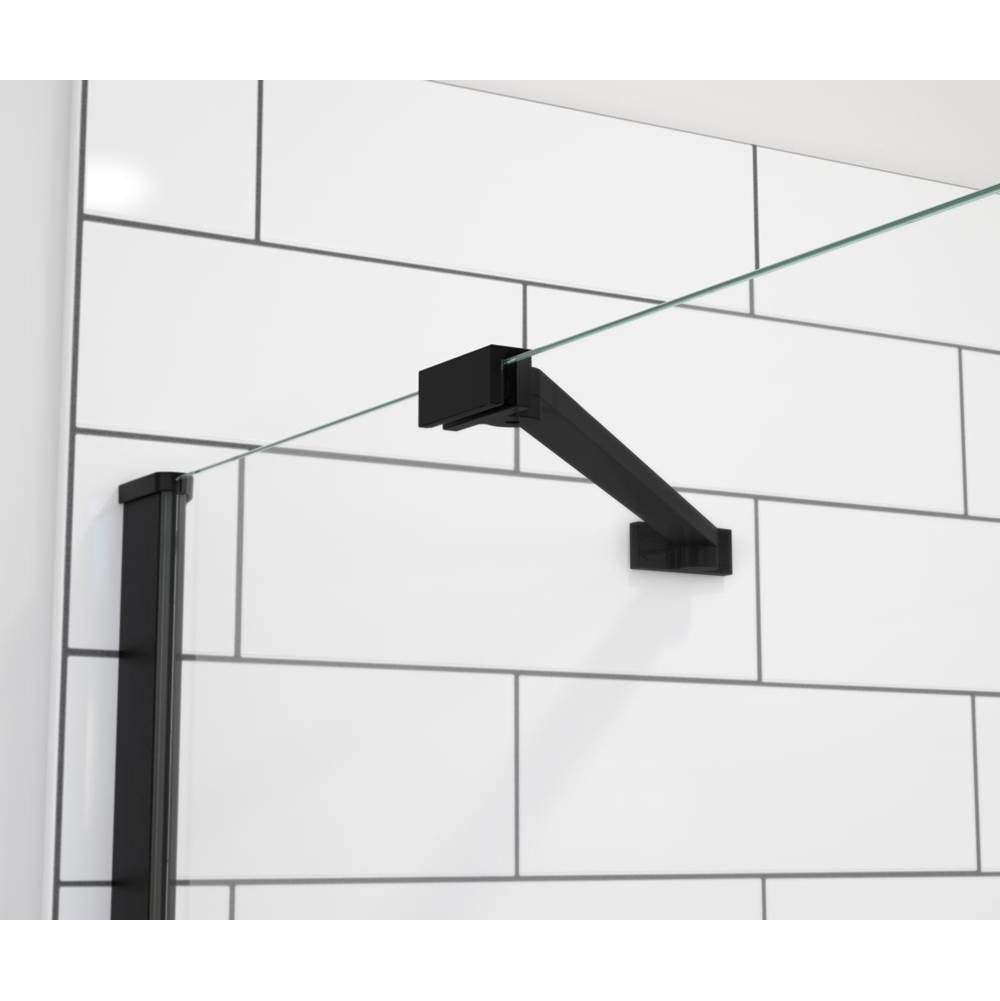 Maax - Fixed Panel Support Bar in Matte Black - Matte Black