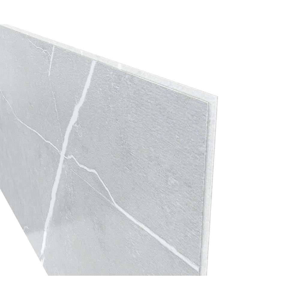 Manhattan Glue-up Wall Tiles 15.75 x 31.5 in. In Smooth Marble Light Grey