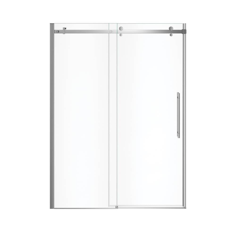 Vela 56.5-59 x 78.75 in. 8mm Sliding Shower Door for Alcove Installation with Clear glass in Chrome