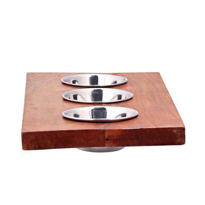 Prep Station 3 Piece Round Condiment Server