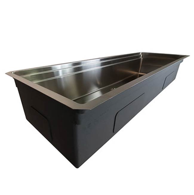 Prep Station Single Bowl Small Radius Corners Stainless Steel Kitchen Sink, 16 Gauge