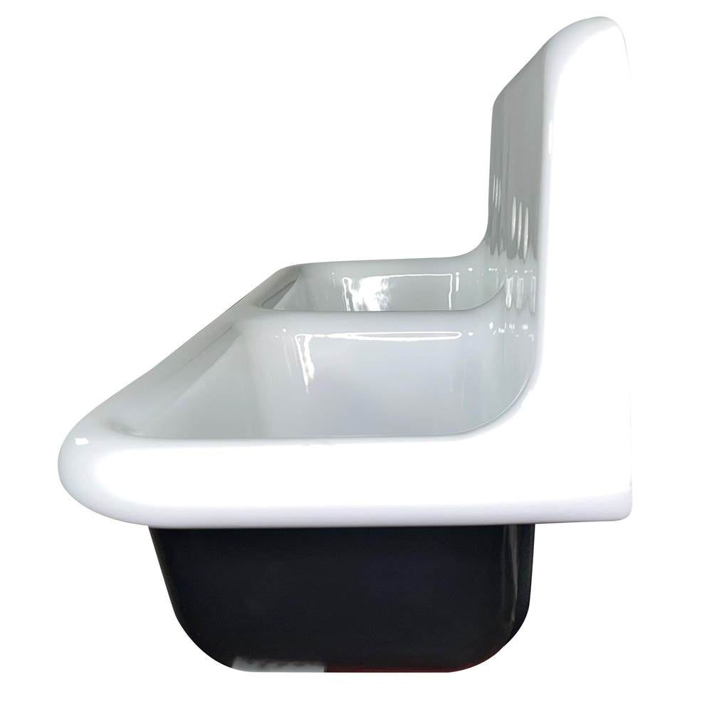 Fireclay Utility Sink In Black,White