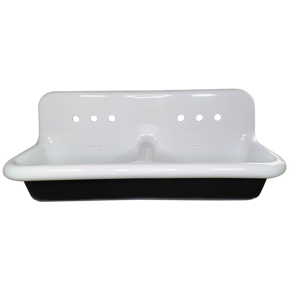 Fireclay Utility Sink In Black,White