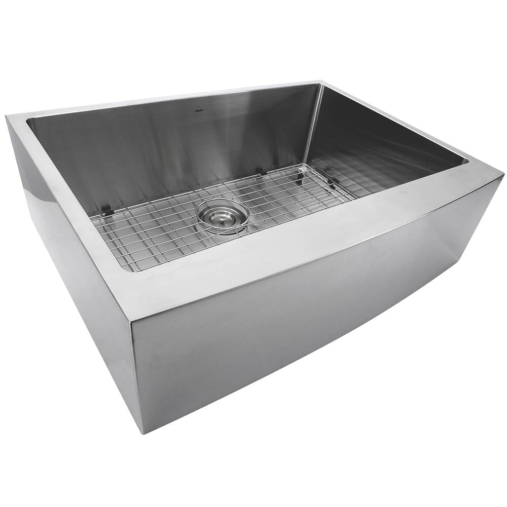 Apron302010SR-16 - 30 Inch Pro Series Single Bowl Farmhouse Apron Front Stainless Steel Kitchen Sink