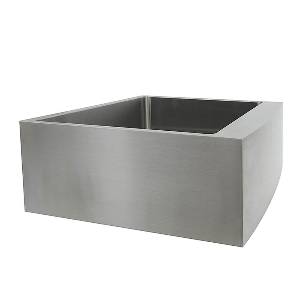 Apron302010SR-16 - 30 Inch Pro Series Single Bowl Farmhouse Apron Front Stainless Steel Kitchen Sink