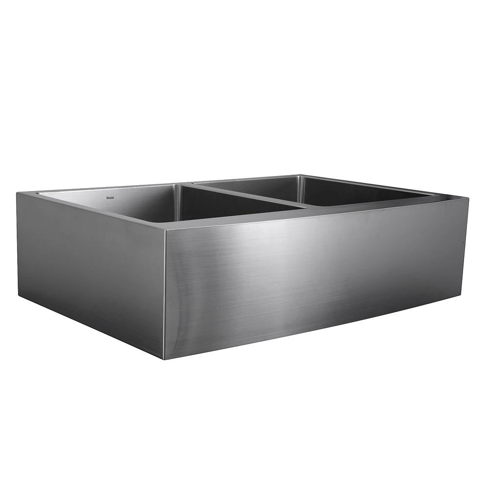33 Inch Double Bowl Farmhouse Apron Front Stainless Steel Kitchen Sink