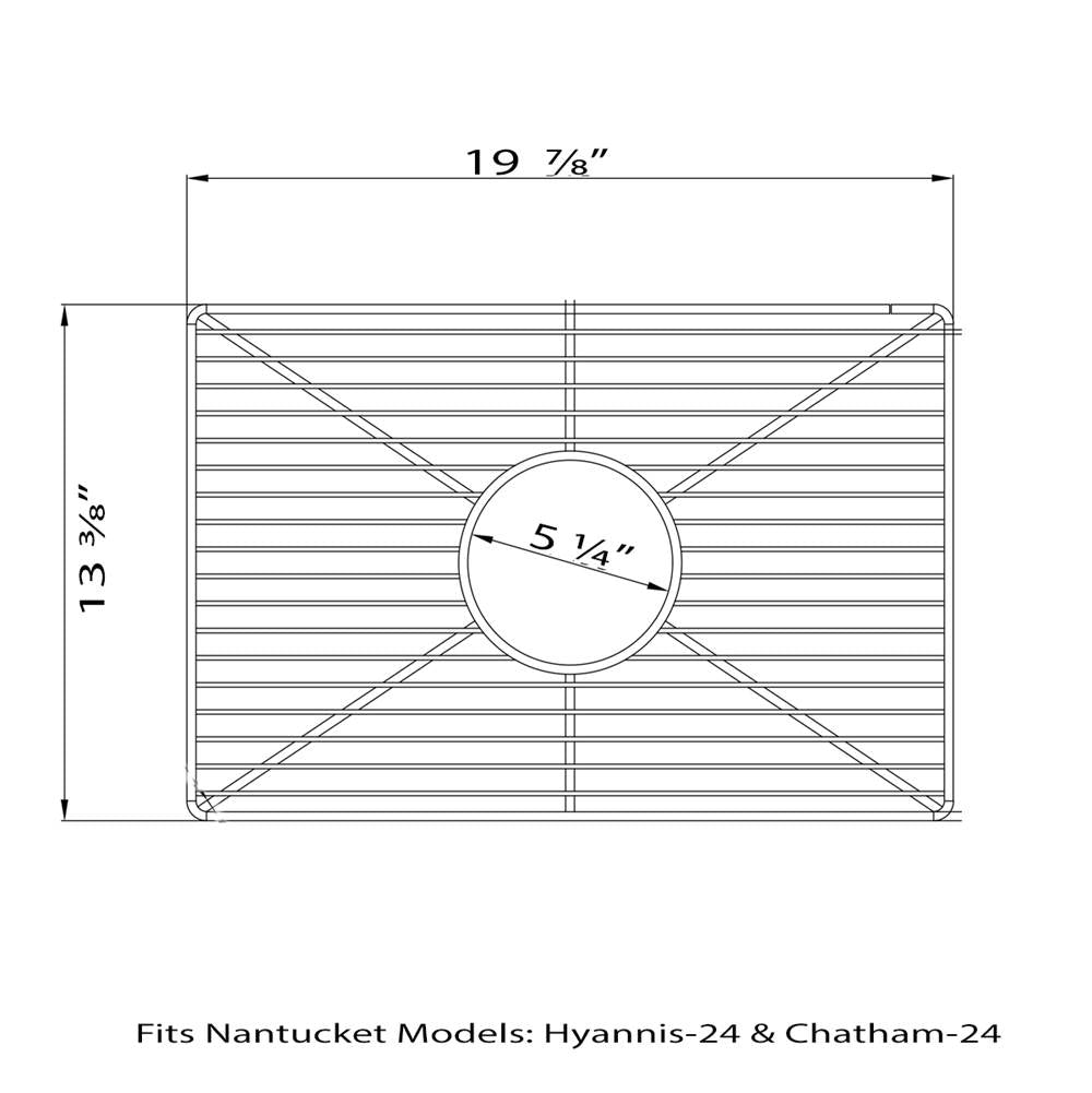 Stainless Steel Bottom Grid