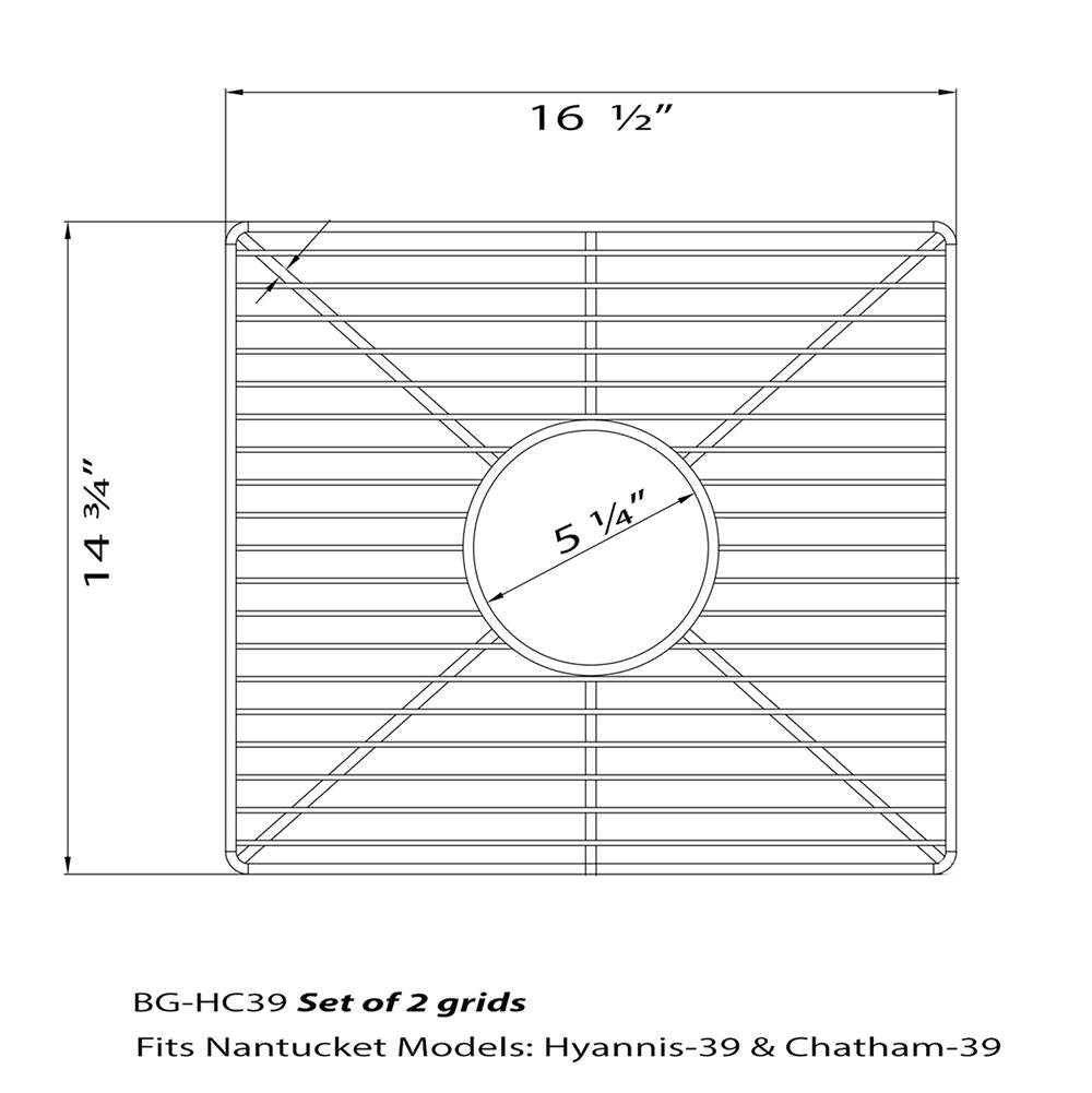 Stainless Steel Bottom Grids Set