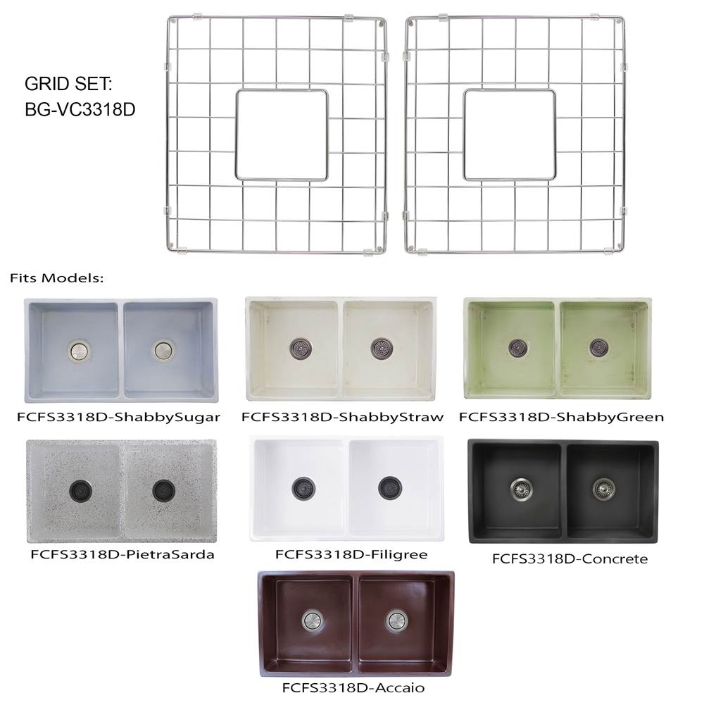 Stainless Steel Bottom Grids Set