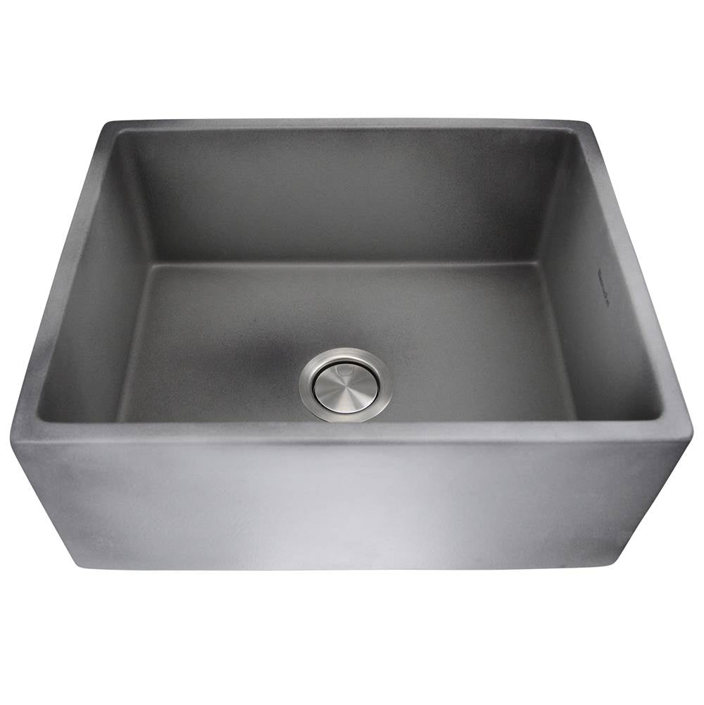 24-Inch Farmhouse Fireclay Sink CONCRETE