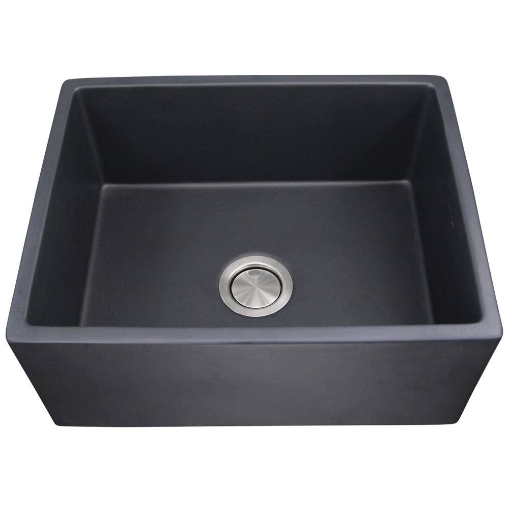 24-Inch Farmhouse Fireclay Sink CONCRETE