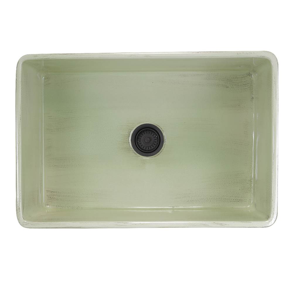 30-Inch Farmhouse Fireclay Sink with Concrete Finish