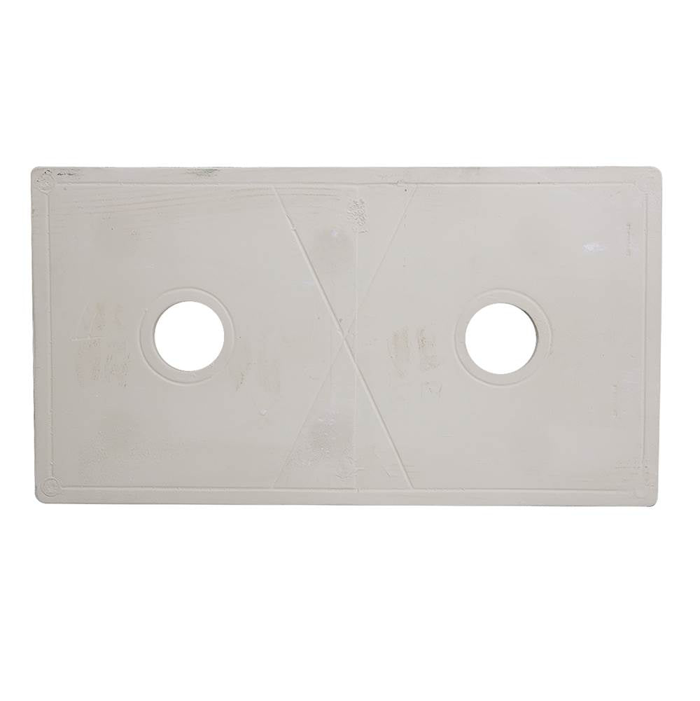 Double Bowl Farmhouse Fireclay Sink with Concrete Finish