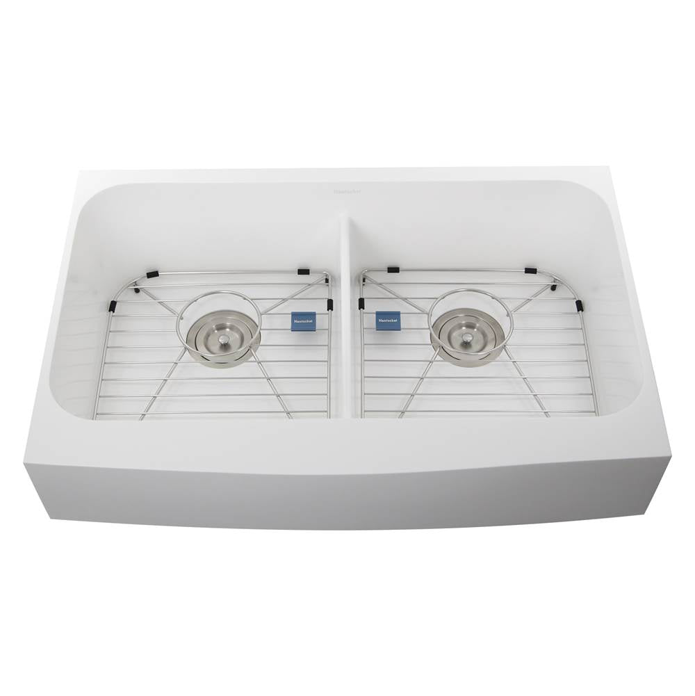 Retrofit Glacierstone Double Bowl EZApron Kitchen Sink