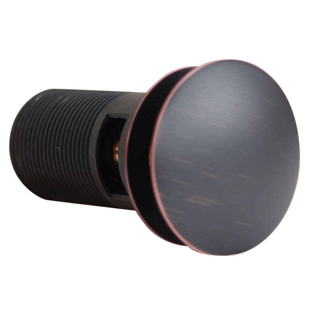 Oil Rubbed Bronze Finish Umbrella Drain With Overflow