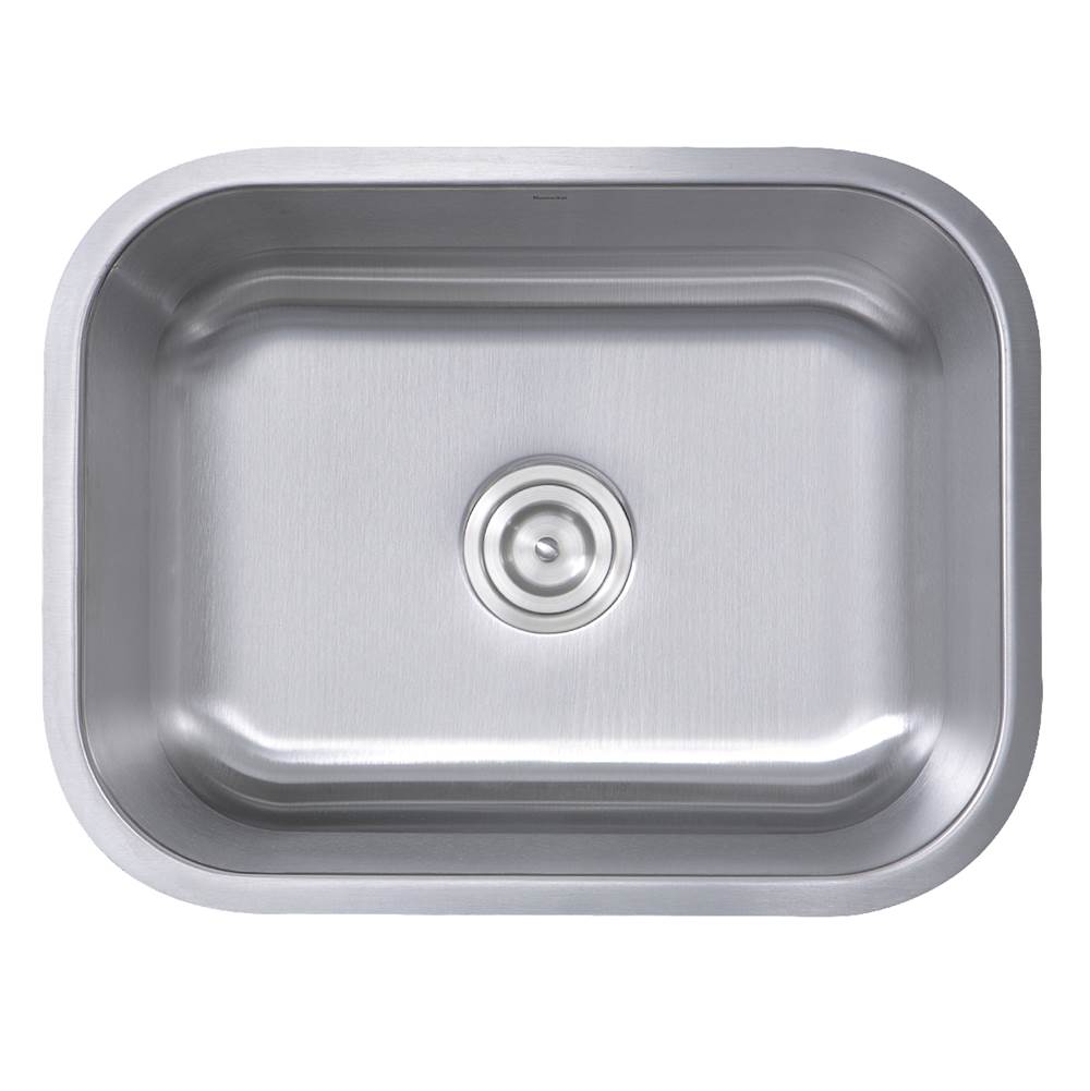 23 Inch Small Rectangle Single Bowl Undermount Stainless Steel Kitchen Sink, 16 Gauge