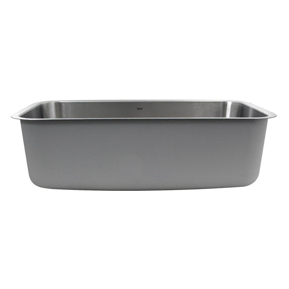 30 Inch Large Rectangle Single Bowl Undermount Stainless Steel Kitchen Sink, 9 Inches Deep