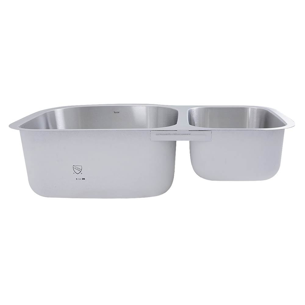 31.5 Inch 70/30 Double bowl Undermount Stainless Steel Kitchen Sink, 16 Gauge